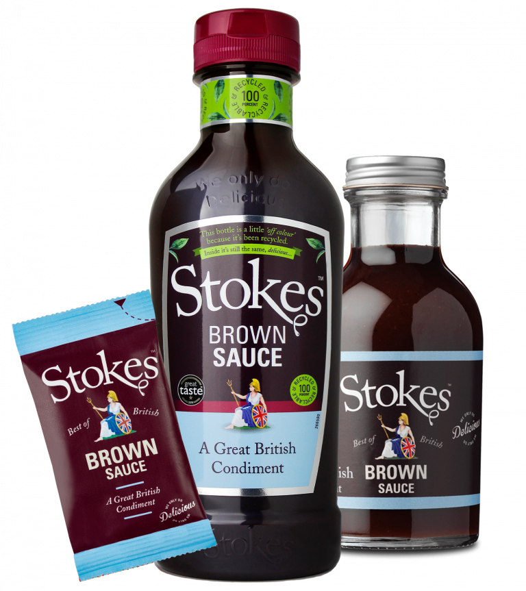 Real Brown Sauce Stokes Sauces Real Brown Sauce Stokes Sauces