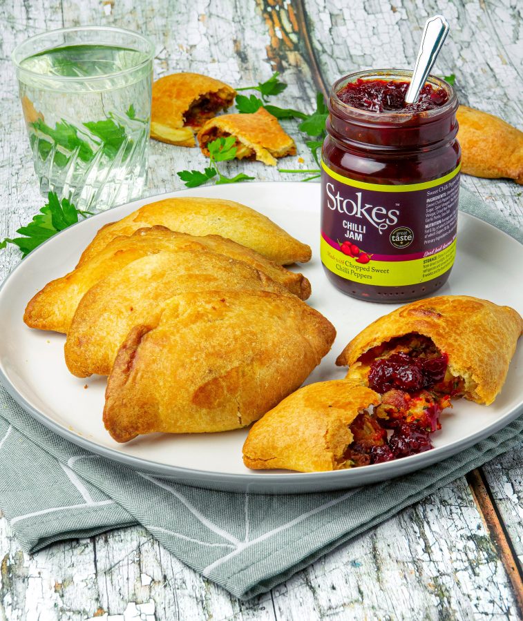 Brie, Bacon & Chilli Jam Pasties Stokes Sauces