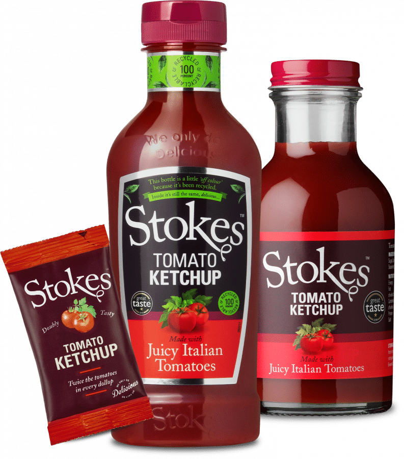 Real Tomato Ketchup Stokes Sauces