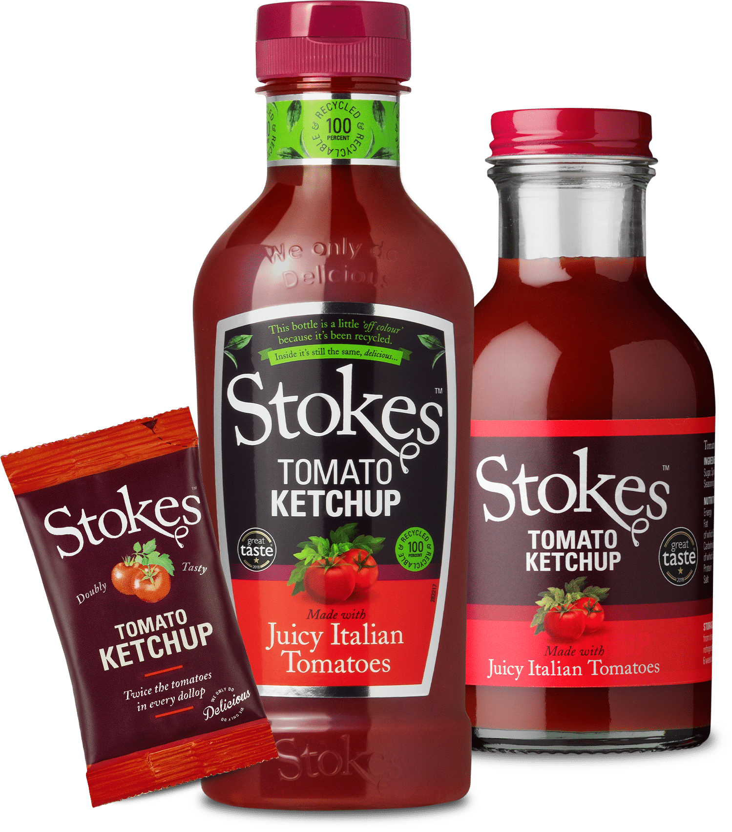 Real Tomato Ketchup Stokes Sauces